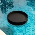 Enciso Luxury Floating Serving Tray For Swimming Pool - Black ( Round ) - Image 4