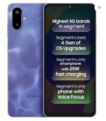 Samsung Galaxy F06 5G, Lit Voilet (6GB, 128GB)