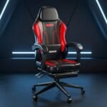 Drogo Phantom Ergonomic Gaming Chair with Premium PU Leather, Adjustable Neck - Image 9