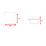 Hancy Outdoor Sofa Set 6 Seater , 2 Ottoman and 1 Center Table + 1 side table Set  (Tan + Beige) Braided & Rope - Image 10