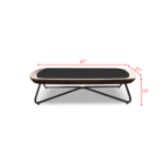 Alano Outdoor Garden Balcony Sofa Set 3 Seater, 2 Single Seater 1 Ottoman and 1 Center Table Set Braid & Rope (Grey) - Image 10