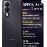 OPPO K13x 5G 6000mAh and 45W SUPERVOOC Charger & AI (Midnight Violet, 128 GB) (6 GB RAM)