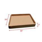 Alarico Luxury Floating Serving Tray For Swimming Pool -Honey ( Rectangle ) - Image 5