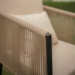 Parna Outdoor Garden Balcony Sofa Set 2 Seater , 2 Single Seater 1 Center Table Set Braided and Rope - Image 6