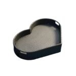 Núria Luxury Floating Serving Tray For Swimming Pool - Black (Heart Shape) - Image 5