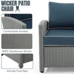 Porch Outdoor Sofa Set 2 Seater, 2 Single seater and 1 Center Table - Image 9