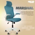 Drogo Marshal Pro Premium Ergonomic Office Chair for Work from Home, Flip-up Armrest - Image 34