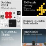 Nothing Phone (3a) Pro 5G (Black, 8GB RAM + 256GB Storage) - Image 6