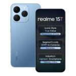 realme 15T 5G Smartphone 8+128GB Suit Titanium,6.67inch Screen, 120Hz Display,7000mAh Battery,60W Fast Charge,Front & Rear Dual 50MP Cameras, Dimensity 6400 Max 5G Chipset,IP69