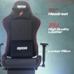 Drogo Viper Ergonomic Gaming Chair With 7 Way Adjustable Seat, Full Reclining Back - Image 12