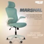 Drogo Marshal Pro Premium Ergonomic Office Chair for Work from Home, Flip-up Armrest - Image 16