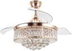 Crystal Chandelier Ceiling Fan with Remote Control - Image 7
