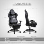 Drogo Matrix Series Multi-Purpose Ergonomic Gaming Chair with Adjustable Seat Height - Image 17