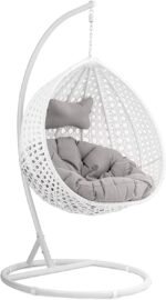 Elliott Single Seater Hanging Swing With Stand For Balcony , Garden - Image 8