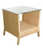 Babai Outdoor Patio Seating Set 2 Chairs and 1 Table Set (Cream) - Image 4