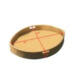 Célia Luxury Floating Serving Tray For Swimming Pool -  Honey (Boat Shape) - Image 6