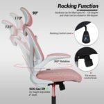 Drogo Marshal Pro Premium Ergonomic Office Chair for Work from Home, Flip-up Armrest - Image 22
