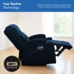 Drogo Luxora Zero Gravity Electric Motorised Single Seater Recliner Sofa with Rapid Recline Technology - Image 13
