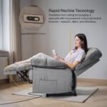 Drogo Evo Lounge Oversized Motorised Single Seater Recliner Sofa with Rapid Recline Technology - Image 3