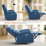 Drogo Valerium Electric Motorised 1 Seater Recliner Sofa with Rapid Recline Technology - Image 3