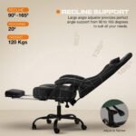 Drogo AeroX Gaming Chair with Luxurious Suede Fabric, Armrest, Neck & Lumbar Pillow - Image 21