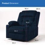 Drogo Luxora Zero Gravity Electric Motorised Single Seater Recliner Sofa with Rapid Recline Technology - Image 16