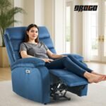Drogo Valerium Electric Motorised 1 Seater Recliner Sofa with Rapid Recline Technology - Image 2