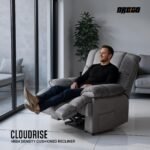 Drogo Evo Lounge Oversized Motorised Single Seater Recliner Sofa with Rapid Recline Technology - Image 2