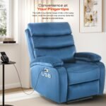 Drogo Valerium Electric Motorised 1 Seater Recliner Sofa with Rapid Recline Technology - Image 7