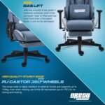 Drogo Evolved Series Ergonomic Gaming Chair With Head & Massager Lumbar Support Pillow - Image 16