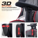 Drogo Wrath Pro Ergonomic Gaming Chair with Adjustable Seat, PU Leather - Image 20