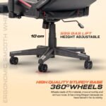 Drogo Wrath Pro Ergonomic Gaming Chair with Adjustable Seat, PU Leather - Image 33