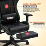 Drogo Wrath Pro Ergonomic Gaming Chair with Adjustable Seat, PU Leather - Image 14