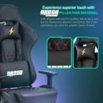 Drogo Emperor Pro Ergonomic Gaming Chair With Footrest, Adjustable Seat & 3D Arm Rest - Image 3
