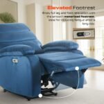 Drogo Valerium Electric Motorised 1 Seater Recliner Sofa with Rapid Recline Technology - Image 6