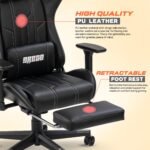 Drogo Wrath Pro Ergonomic Gaming Chair with Adjustable Seat, PU Leather - Image 5