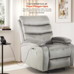 Drogo Valerium Electric Motorised 1 Seater Recliner Sofa with Rapid Recline Technology - Image 15