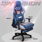 Drogo Racer Pro Series Gaming Chair Computer Chair With Pu Leather, Adjustable Seat - Image 7