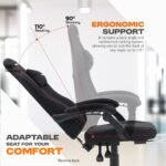 Drogo Apex Ergonomic Gaming Chair, Highback Computer Chair with Linkage Armrest - Image 12