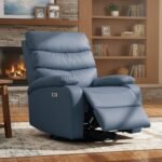 Drogo Velora Electric Motorised Recliner Sofa 1 Seater with Rocking, Revolving & Rapid Recline Technology - Image 8
