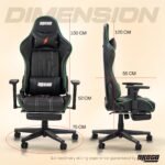 Drogo Wrath Pro Ergonomic Gaming Chair with Adjustable Seat, PU Leather - Image 17