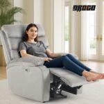 Drogo Valerium Electric Motorised 1 Seater Recliner Sofa with Rapid Recline Technology - Image 10