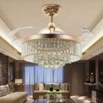 Crystal Chandelier Ceiling Fan with Remote Control - Image 3