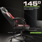 Drogo Phantom Ergonomic Gaming Chair with Premium PU Leather, Adjustable Neck - Image 11