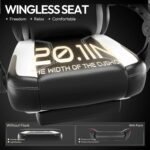 Drogo Phantom Ergonomic Gaming Chair with Premium PU Leather, Adjustable Neck - Image 30