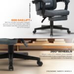 Drogo Apex Ergonomic Gaming Chair, Highback Computer Chair with Linkage Armrest - Image 4