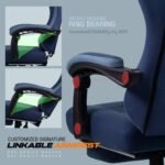 Drogo Throne Ergonomic Gaming Chair With Linkage Armrest,Foot Rest,& Adjustable Seat - Image 13