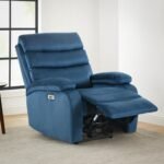 Drogo Valerium Electric Motorised 1 Seater Recliner Sofa with Rapid Recline Technology