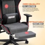 Drogo Wrath Pro Ergonomic Gaming Chair with Adjustable Seat, PU Leather - Image 23