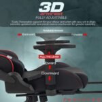 Drogo Viper Ergonomic Gaming Chair With 7 Way Adjustable Seat, Full Reclining Back - Image 15